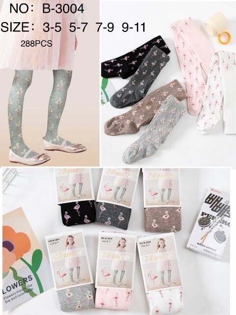 Rajstopy dziewczęce B3004 Mix kolor 3-11 1