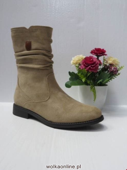 Botki Damskie H2218B KHAKI 36-41