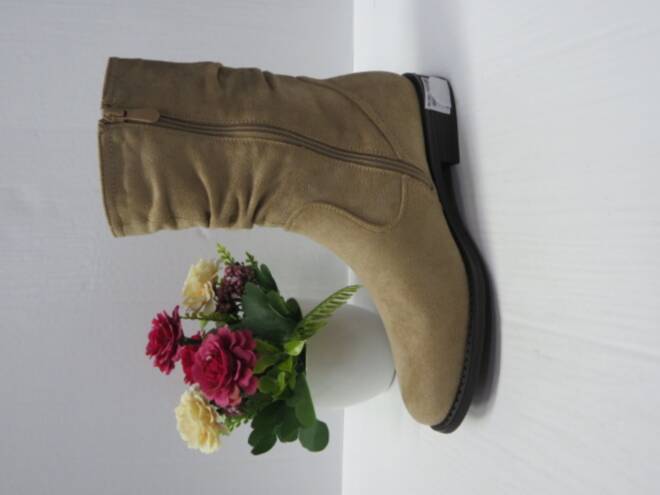 Botki Damskie H2218B KHAKI 36-41 1