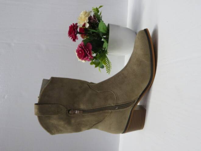 Botki Damskie 22088-01 KHAKI 36-41 1
