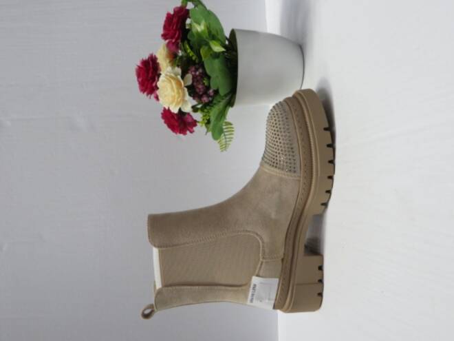 Botki Damskie J176 KHAKI 36-41 1
