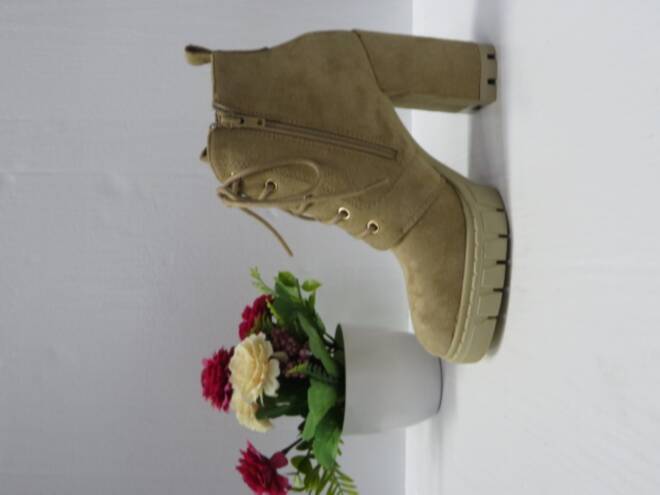 Botki Damskie XGX-23305-2 KHAKI 36-41 1
