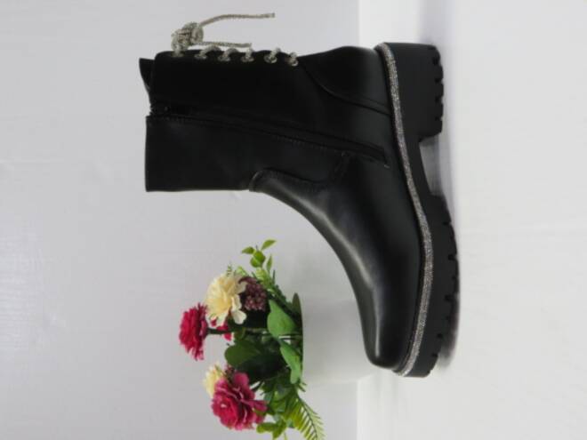 Botki Damskie AM7502 SILVER 36-41 1