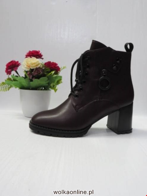 Botki Damskie X-6603-5A WINE 36-41