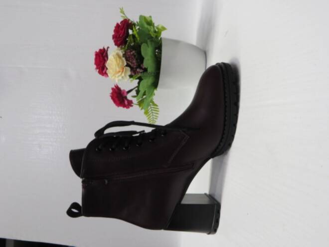 Botki Damskie X-6603-5A WINE 36-41 1