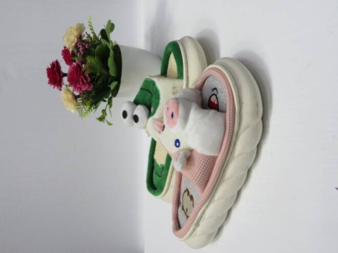 Kapcie Dziecięce 110B GREEN/FUX 36-41 1