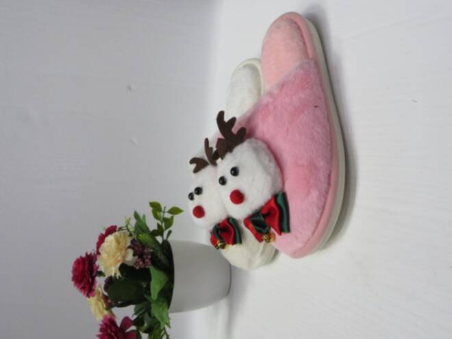 Klapki Damskie BM115B WHITE/GREY/PINK 36-41 1