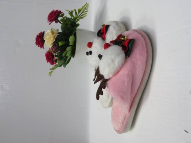 Kapcie Dziecięce 116C PINK/WHITE/GREY 30-36 1