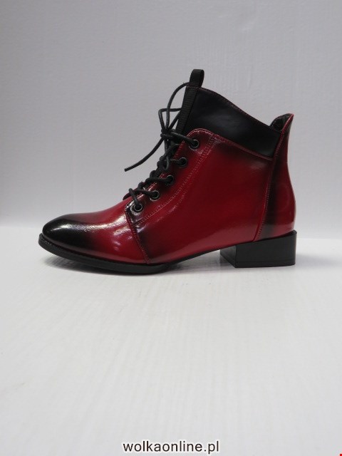 Botki Damskie H2251 RED/BLACK 36-41