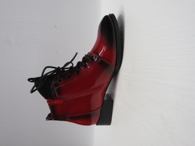 Botki Damskie H2251 RED/BLACK 36-41 1