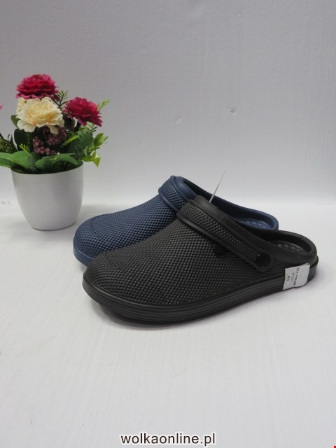 Klapki Damskie 18216 BLACK/NAVY/GREY 37-42