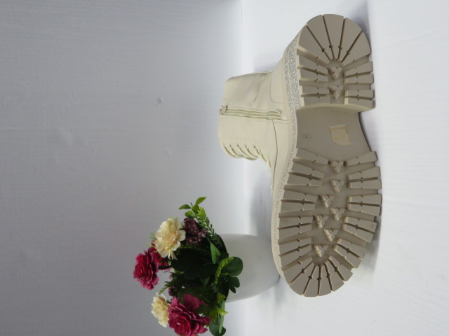 Botki Damskie RQ488 BEIGE 36-41 2