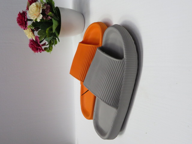 Klapki Damskie E520A BLACK/PINK/L.GREY 36-41 1