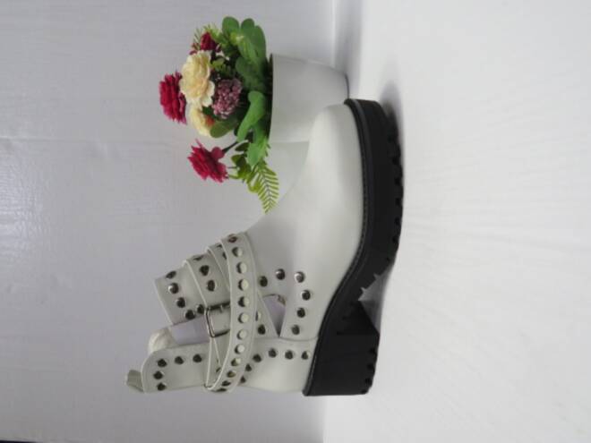 Botki Damskie BM311 WHITE 36-41