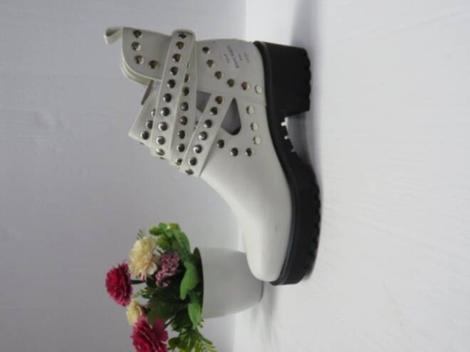 Botki Damskie BM311 WHITE 36-41 1