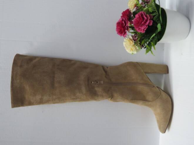 Kozaki Damskie 6131 KHAKI 36-41 1