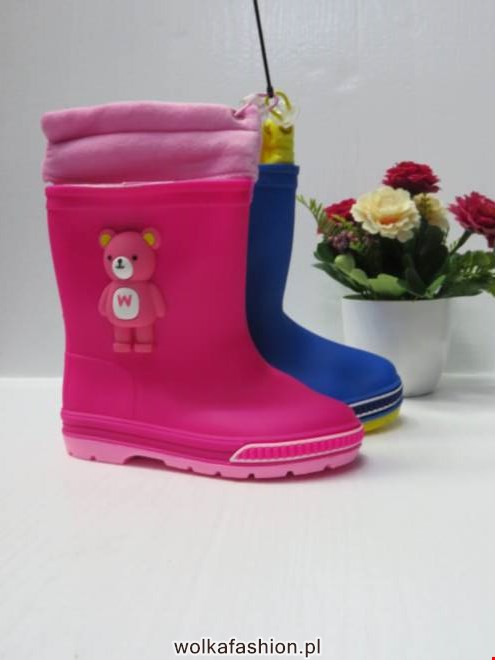 Kalosze Dziecięce RJ501 MAGENTA/PINK/BLUE/BLACK 26-30