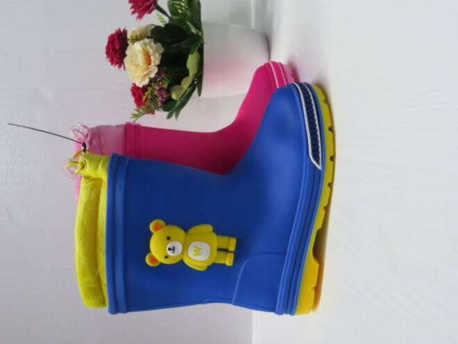 Kalosze Dziecięce RJ501 MAGENTA/PINK/BLUE/BLACK 26-30 1