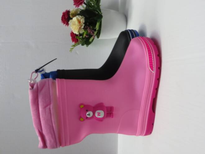 Kalosze Dziecięce RJ502 MAGENTA/PINK/BLUE/BLACK 31-35