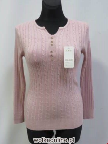 Sweter damskie OK-680 Mix kolor Standard