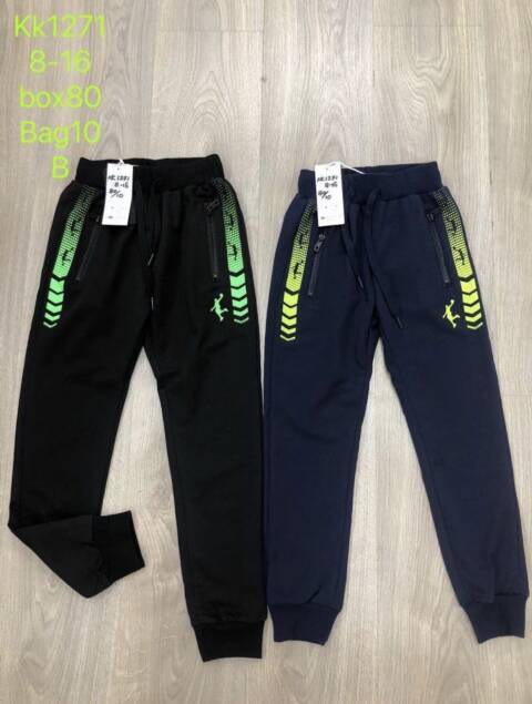 Spodnie dresowe chłopięce KK1271 Mix kolor 8-16 1
