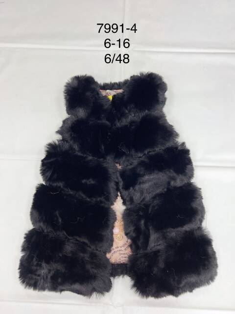 Kamizelka zimowa dziewczęca 7991-4 1 kolor 6-16 1