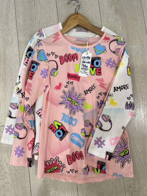 Bluzka dziewczęca 3777 Mix kolor 134-164