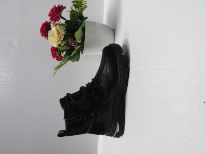 Botki Dziecięce KB207 BLACK/PINK 27-32 1