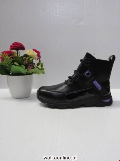 Botki Dziecięce KC209 BLACK/PURPLE 32-37