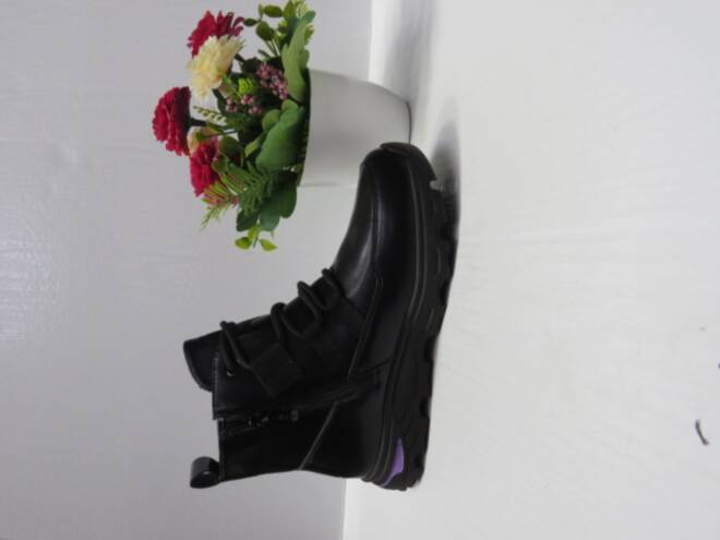 Botki Dziecięce KC209 BLACK/PURPLE 32-37 1