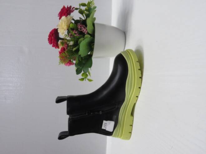 Botki Dziecięce A130A BLACK/YELLOW 27-32 1