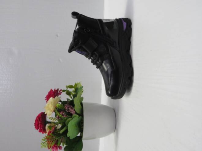 Botki Dziecięce KB207 BLACK/PURPLE 27-32 1