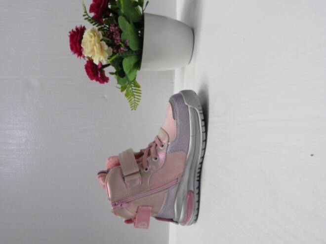Botki Dziecięce P805 PINK 26-31 1