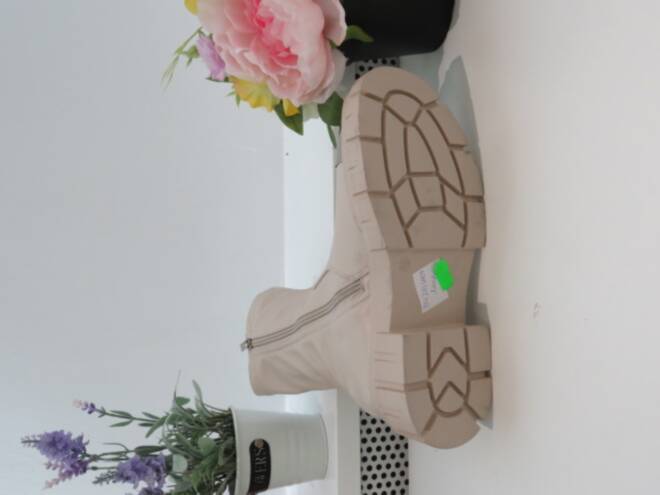 Botki Damskie 2023N29 BEIGE 36-41 2