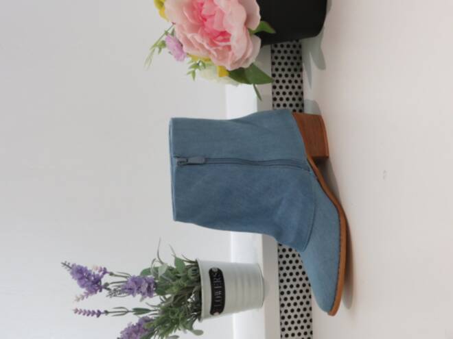 Botki Damskie 23515 DENIM BLUE 36-41 1