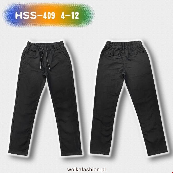Spodnie chłopięce HSS-409 1 kolor  4-12