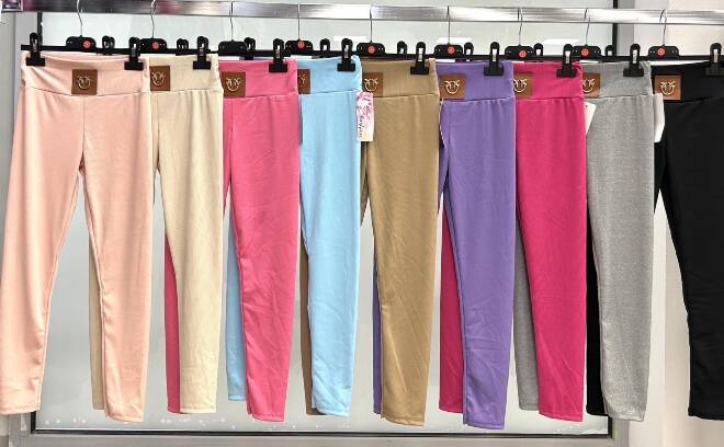 Leginsy dziewczęce 1710 1 Kolor  4-14 1