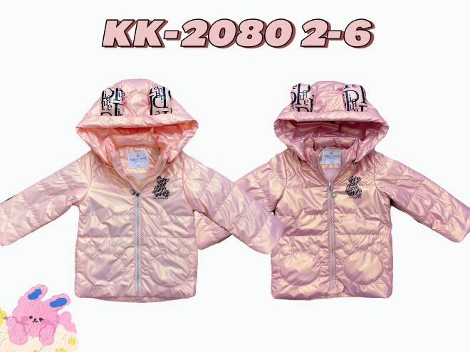 Kurtki dziewczęce KK2080 Mix KOLOR  2-6 1