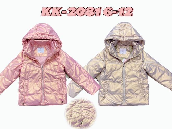Kurtki dziewczęce KK2081 Mix KOLOR  6-12 1