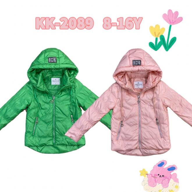 Kurtki dziewczęce KK2089 Mix KOLOR  8-16
