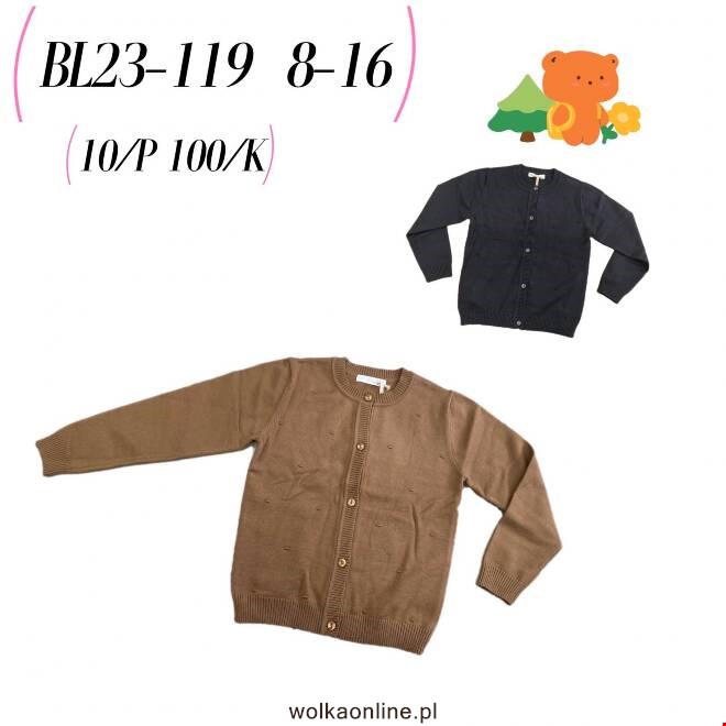 Sweter dziewczęce BL23-119 Mix KOLOR  8-16