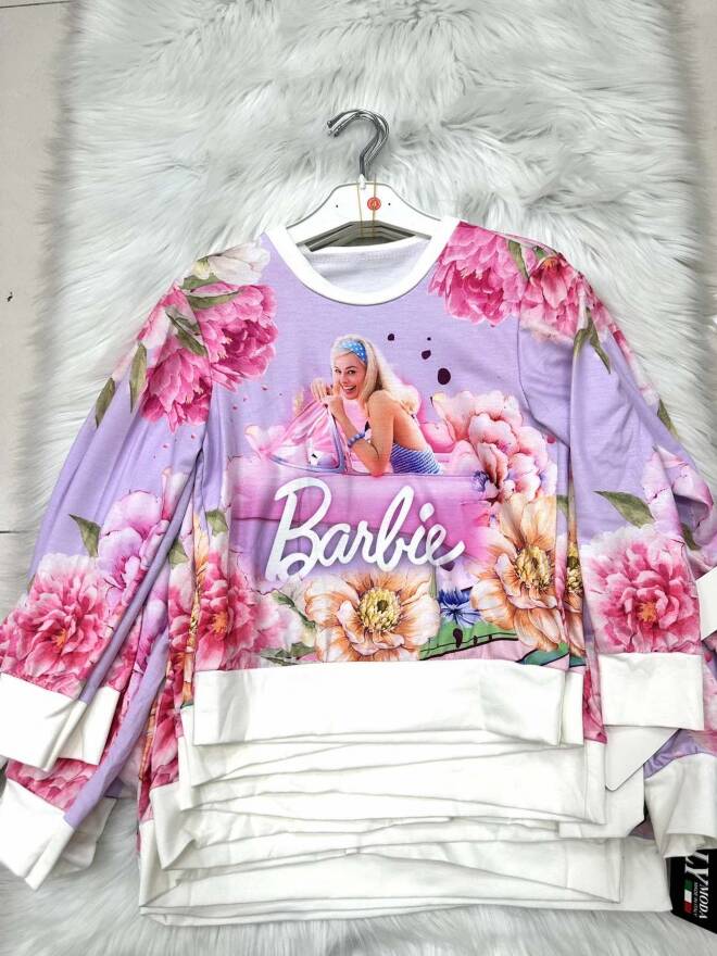 Bluza dziewczęca 1763 1 kolor  4-14 1