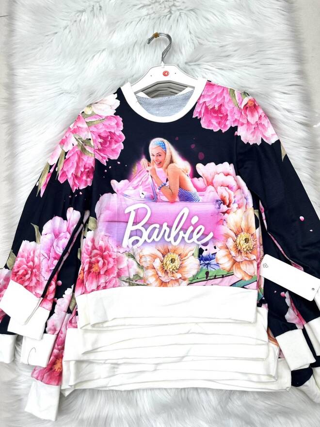 Bluza dziewczęca 1764 1 kolor  4-14 1