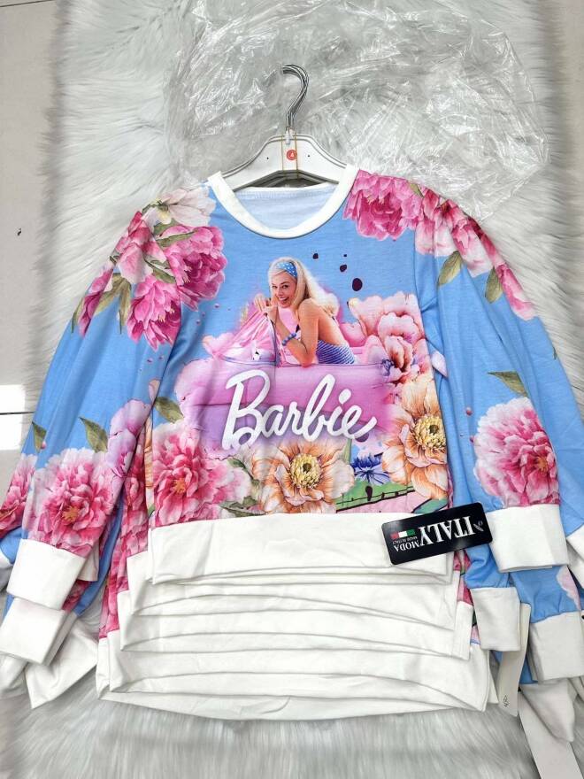 Bluza dziewczęca 1766 1 kolor  4-14 1