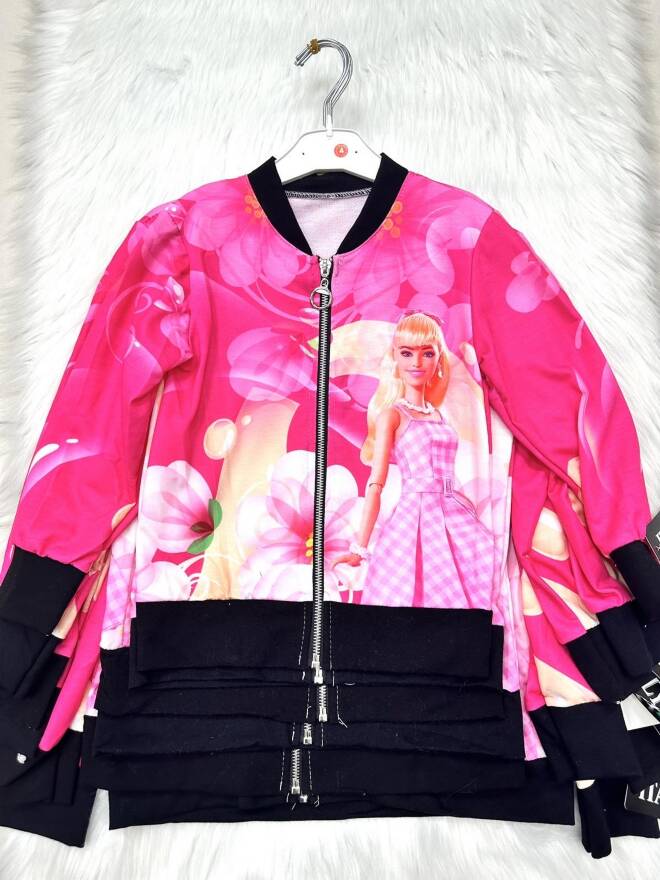 Bluza dziewczęca 1771 1 kolor  4-14 1