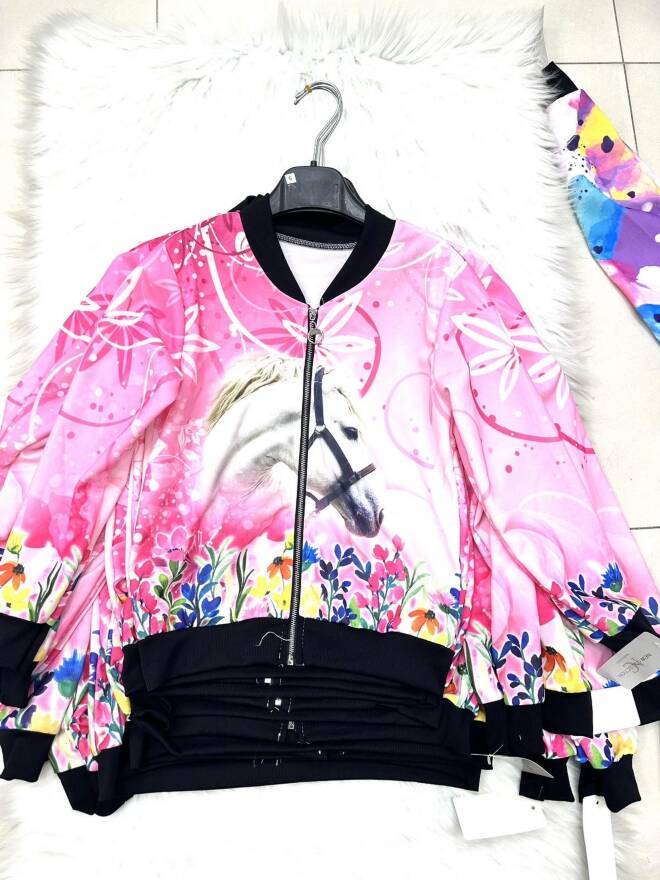 Bluza dziewczęca 1773 1 kolor  6-16