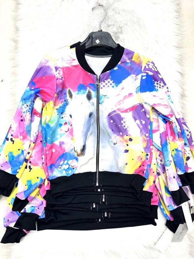 Bluza dziewczęca 1774 1 kolor  6-16