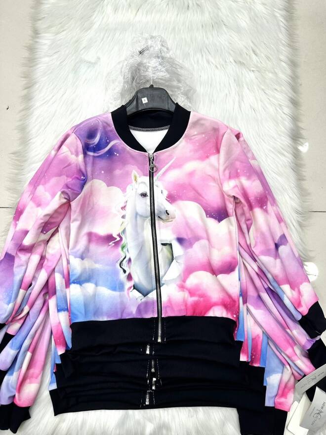 Bluza dziewczęca 1775 1 kolor  6-16