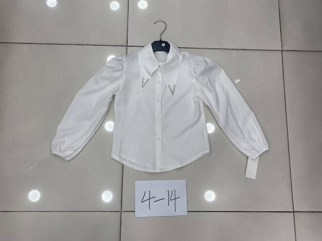 Koszula  dziewczęca 1789 1 kolor  4-14