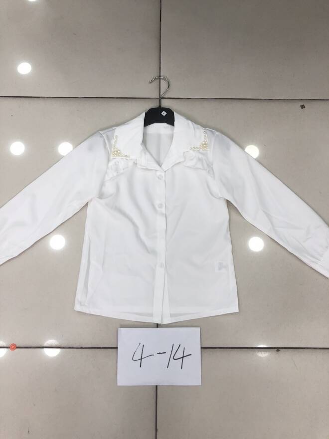 Koszula  dziewczęca 1790 1 kolor  4-14 1